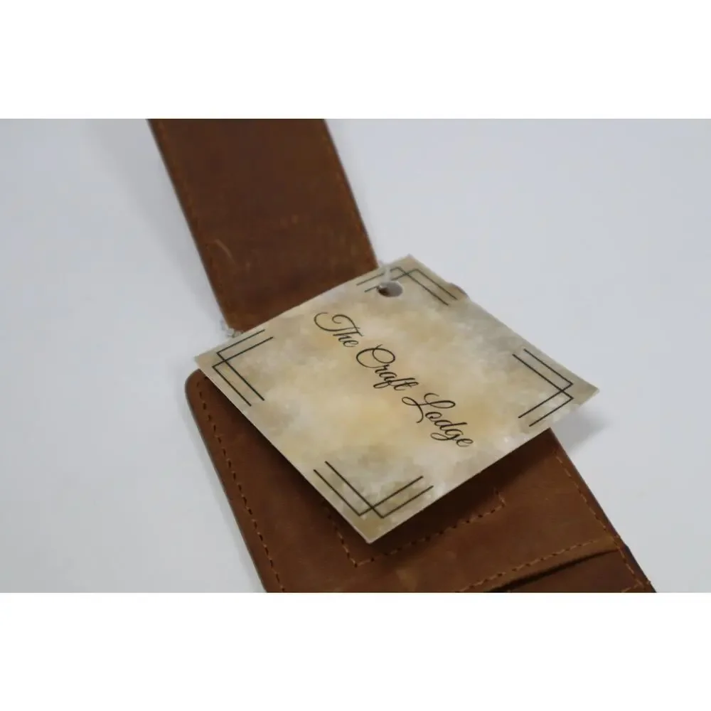 The Craft Lodge Light Brown Leather‎ Card Holder